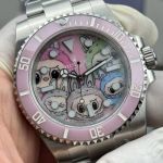 Clean Factory Rolex & Labubu Submariner Pink 40mm 3135 Movement SS Strap Men Watch